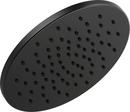 Brizo Matte Black Single Function Soft Rain Spray Showerhead 