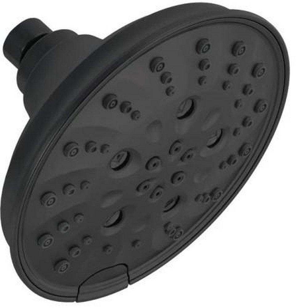 Delta Faucet Matte Black Multi Function Full Body, Full Spray with Massage, H2Okinetic®, Massage and Pause Showerhead 