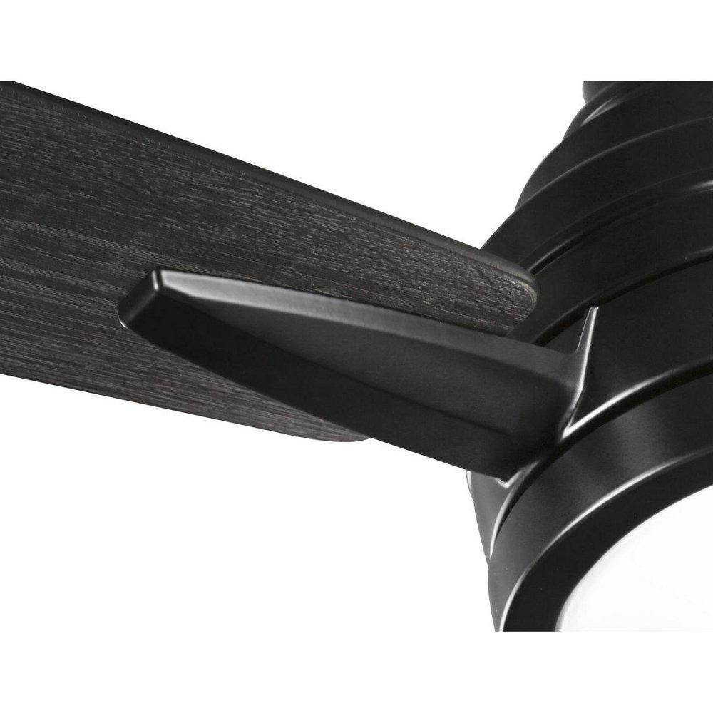 Progress Lighting Black 74W 1-Light 3-Blade LED Ceiling Fan 