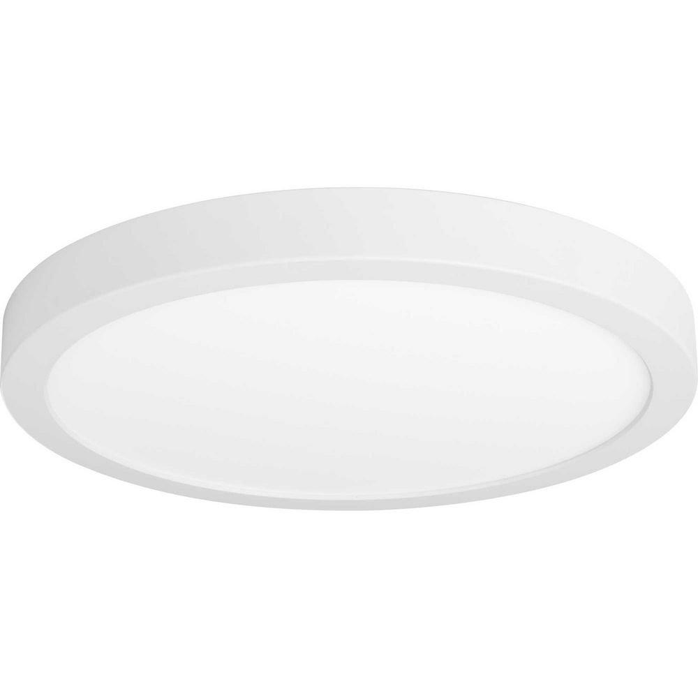 Progress Lighting White 17W 1-Light Integrated LED Flush Mount Ceiling Fixture 