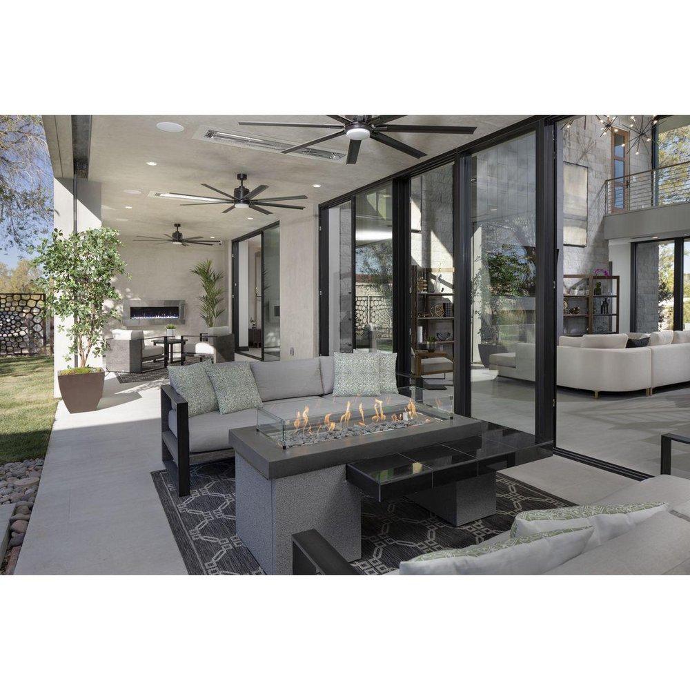 Progress Lighting Black 8 Blades 72 in. Indoor Ceiling Fan 