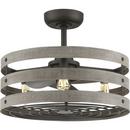 Progress Lighting Graphite 3 Blades 23-1/2 in. Indoor Ceiling Fan 