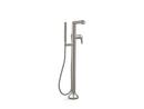 KOHLER Vibrant Brushed Nickel Single Handle Lever Floor Mount Filler (Trim Only) 