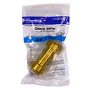 Jones Stephens Rough Brass Push On Check Valve 