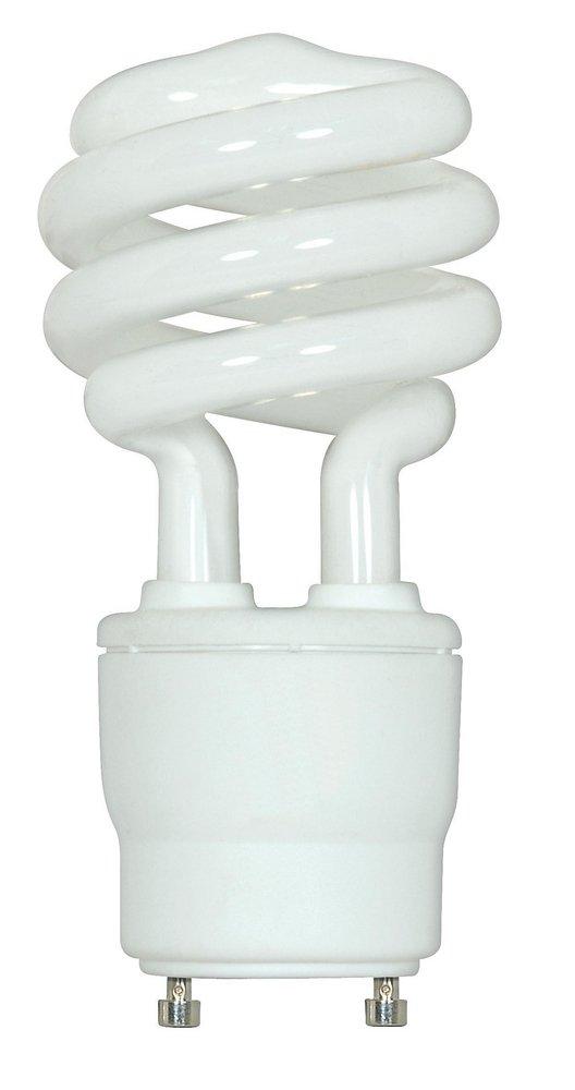 SATCO White T2 Compact Fluorescent Bulb GU24 Base 4100 Kelvin 360&deg; (Pack of 1) 