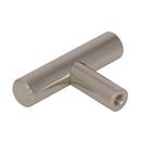 Amerock Polished Nickel Bar Pulls 1-15/16 in (49 mm) Length Polished Nickel Cabinet Knob - 10 Pack 
