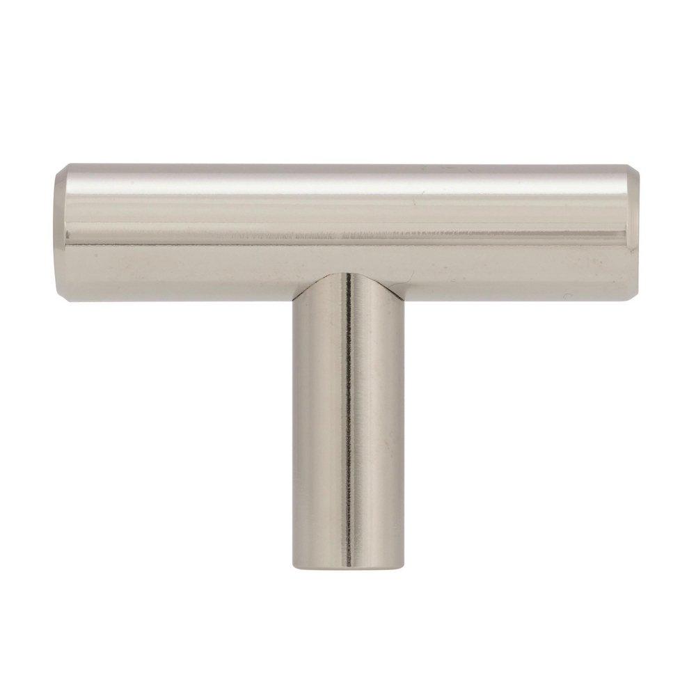 Amerock Polished Nickel Bar Pulls 1-15/16 in (49 mm) Length Polished Nickel Cabinet Knob - 10 Pack 