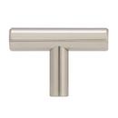 Amerock Polished Nickel Bar Pulls 1-15/16 in (49 mm) Length Polished Nickel Cabinet Knob - 10 Pack 