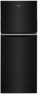 24 in. 11.6 cu. ft. Counter Depth,Top Mount Freezer and Full Refrigerator in Black