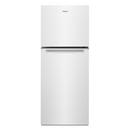 24 in. Top Mount Freezer and Full Refrigerator in White