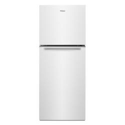 24 in. Top Mount Freezer and Full Refrigerator in White