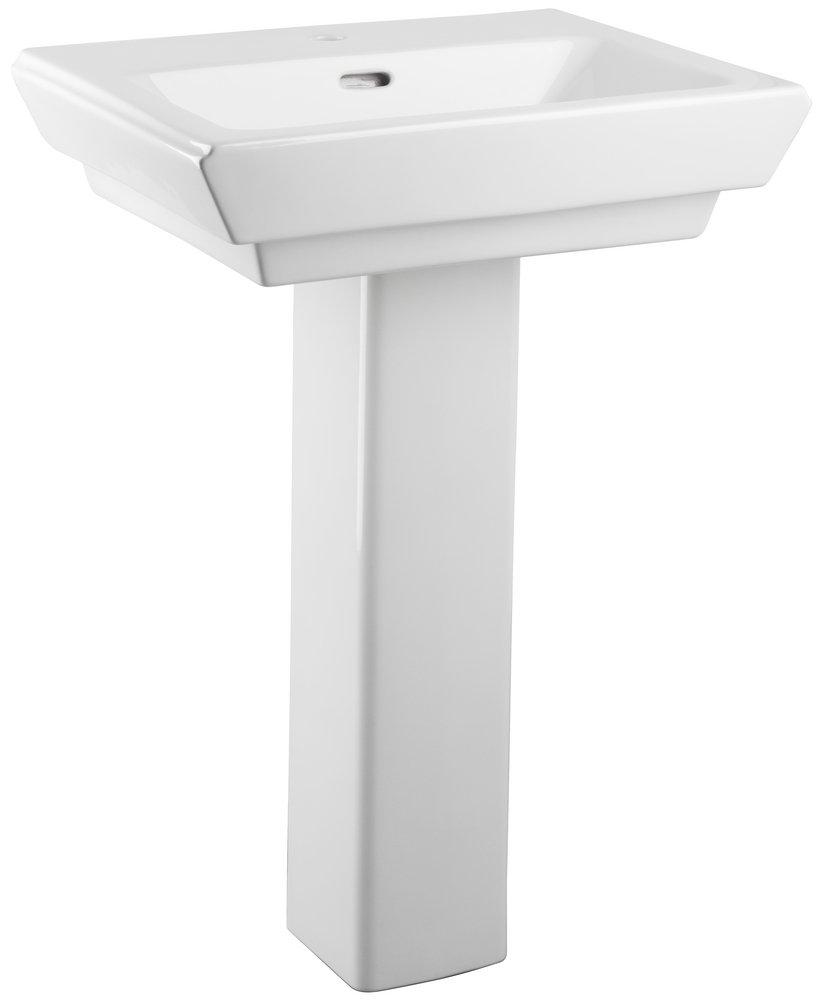 PROFLO&reg; White 23 x 18-1/2 in. Fireclay Pedestal Basin 