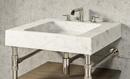 23-7/8 x 21-3/4 in. Rectangular Undermount Bathroom Sink in Carrara Marble