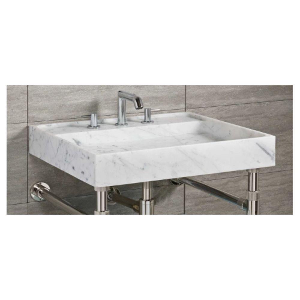 Stone Forest Carrara Marble Bathroom Sink 