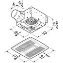 Broan White 80 CFM Ventilation Fan 