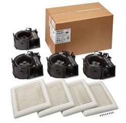 80 CFM Ceiling/Wall Mount Bathroom Exhaust Fan in White - Fan Only Finish Pack - 1.5 Sones - Energy Star Rated