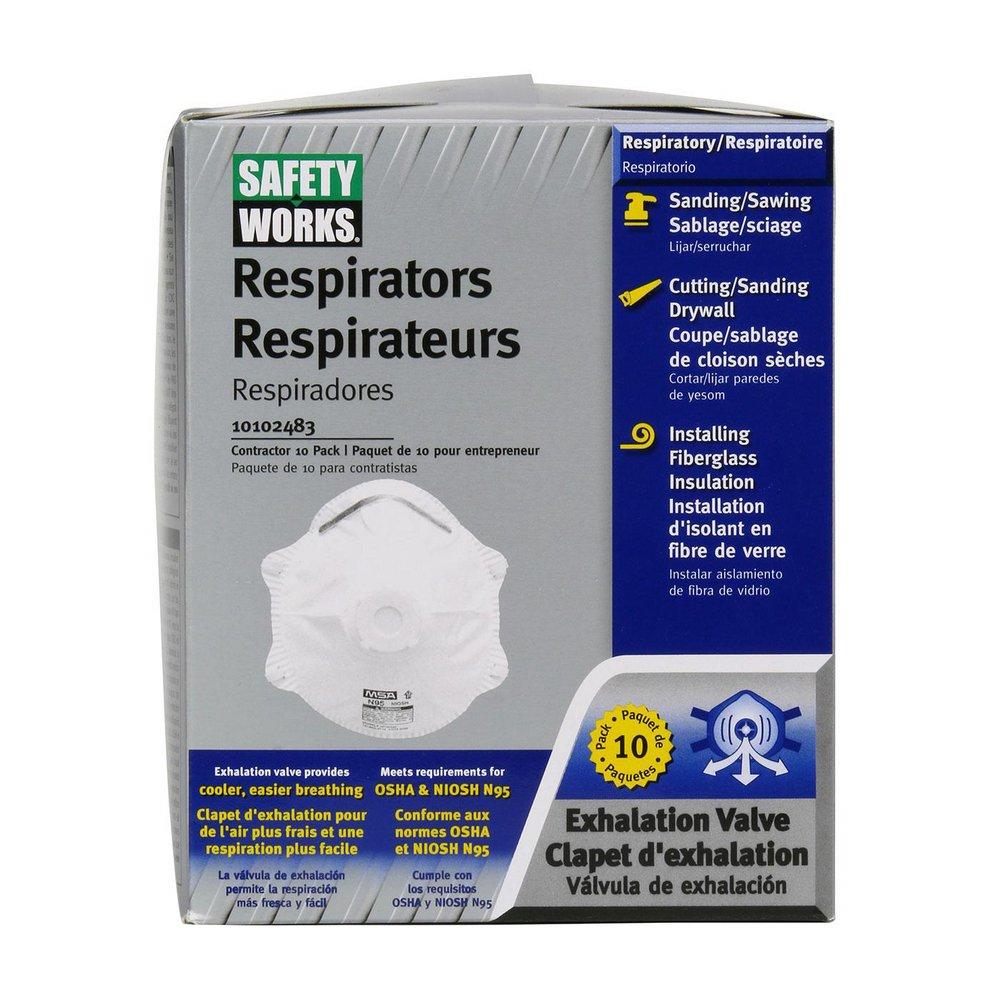 PIP&reg; White N95 Respirator with Exhalation in White (Box of 10) 