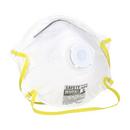 Fiberglass and Plastic N95 Respirator with Exhalation in White (Box of 10)