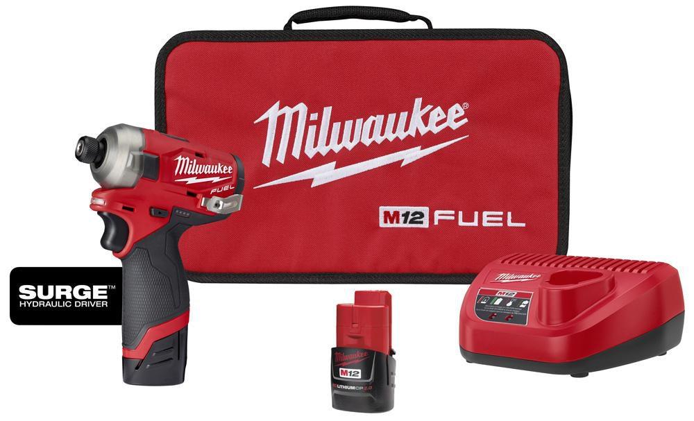 Milwaukee&reg; Red Cordless Hex Hydraulic Driver Bare Tool 