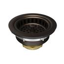 PROFLO&reg; Oil Rubbed Bronze 3-3/8 in. Basket Strainer 