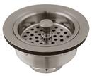 PROFLO&reg; PVD Brushed Nickel 3-3/8 in. Basket Strainer