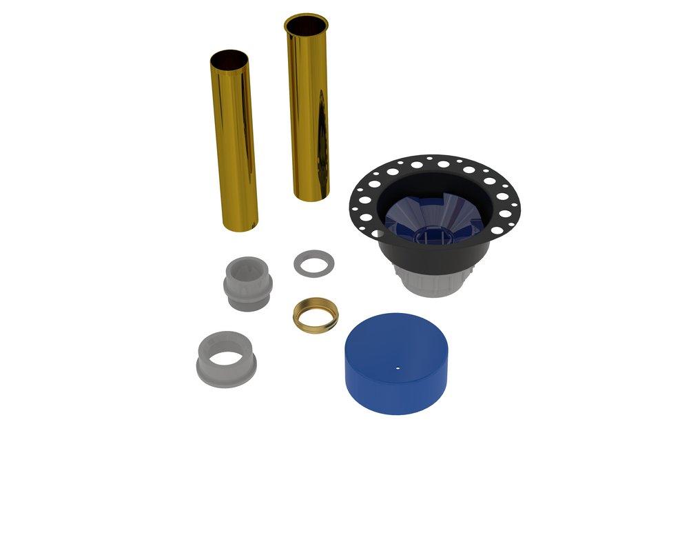 PROFLO® 2 in. Hub PVC Freestanding Drain RoughIn Kit Ferguson