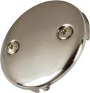 3-3/16 in. Brass Escutcheon in PVD Brushed Nickel