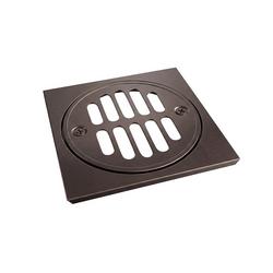304 Stainless Steel Square Strainer in Oil Rubbed Bronze