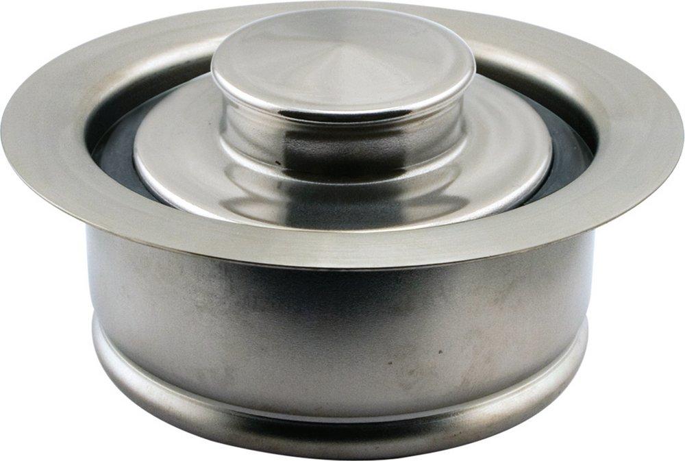 PROFLO&reg; Brushed Nickel Brass Disposer Flange & Stopper 
