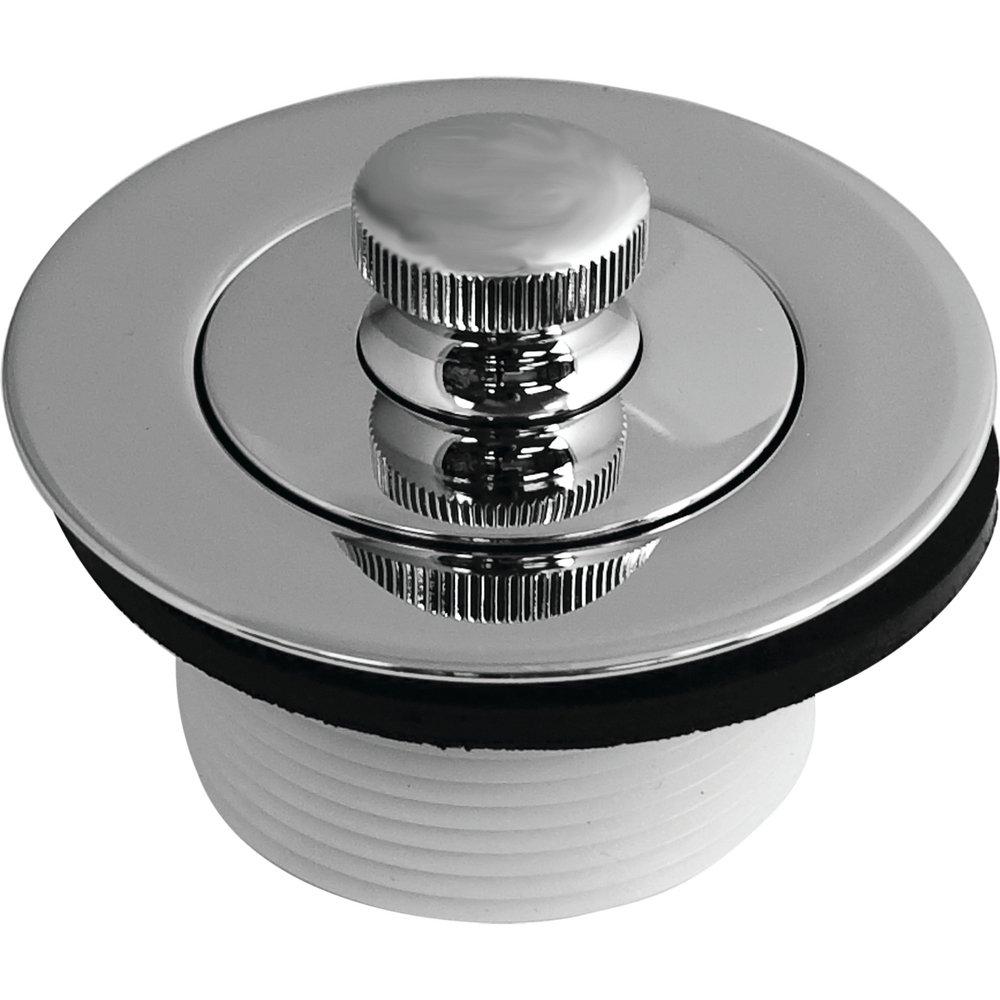 PROFLO&reg; Chrome Plated Brass Lift & Turn Drain 