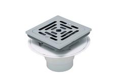 2-3 in. Square Tile-in Shower Drain in Polished Chrome
