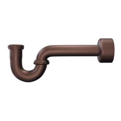 1-1/4 in. P-trap with Hi Box Flange in Oil Rubbed Bronze