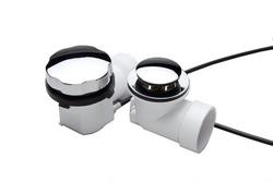 22 in. ABS Cable Drain with Trim in Polished Chrome