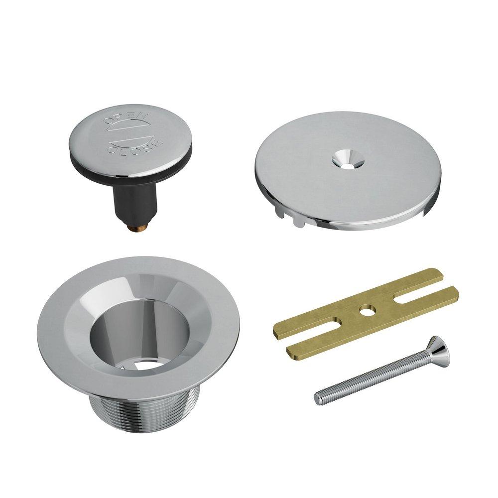 PROFLO&reg; Chrome Plated Brass Toe-Tap Drain 