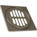 304 Stainless Steel Square Strainer in PVD Brushed Nickel