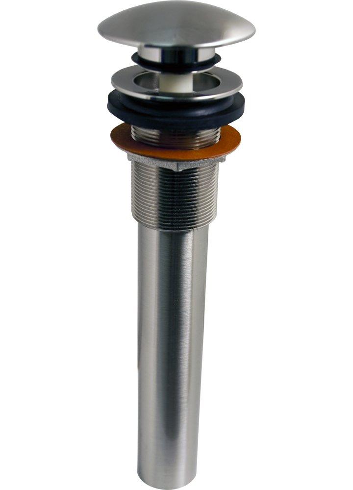 PROFLO&reg; Brushed Nickel Lavatory Drain (Less Overflow) 