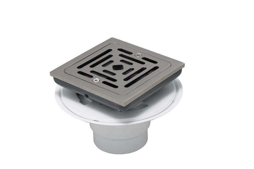 PROFLO&reg; Brushed Nickel Shower Drain 