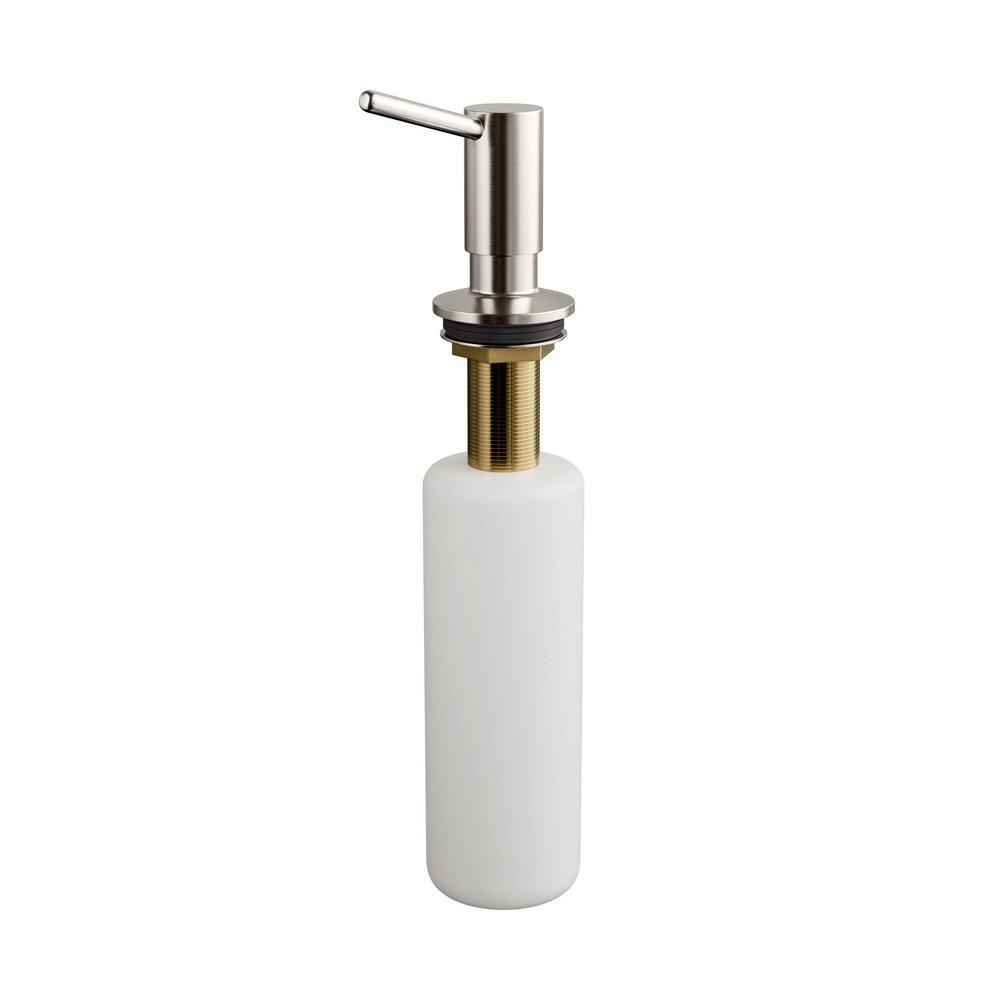 PROFLO&reg; Brushed Nickel Soap and Lotion Dispenser 