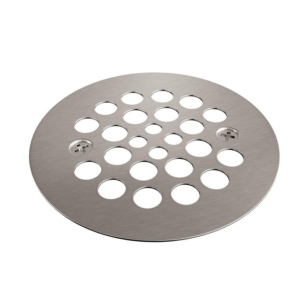 PROFLO&reg; Brushed Nickel 430 Stainless Steel Round Strainer 