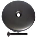 3-3/16 in. Brass One-Hole Waste & Overflow Face Plate in Bronze