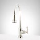 Signature Hardware Polished Nickel Single Handle Pull Down Kitchen Faucet