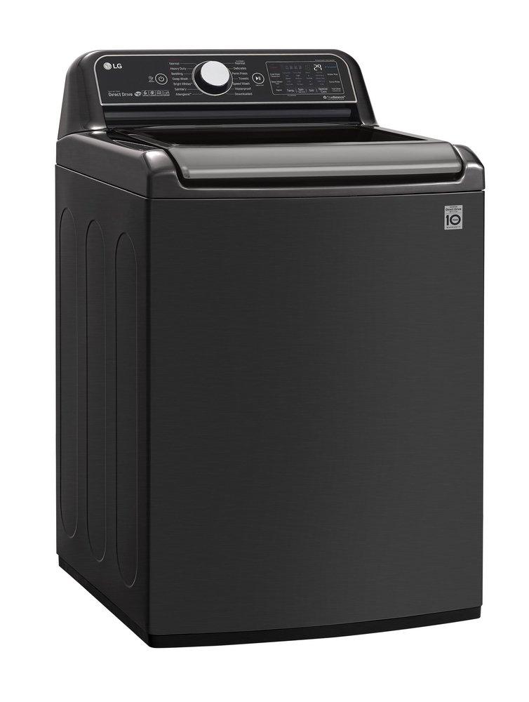 LG Electronics Graphite Steel 28-3/8 in. 5.5 cu. ft. Electric Top Load Washer 