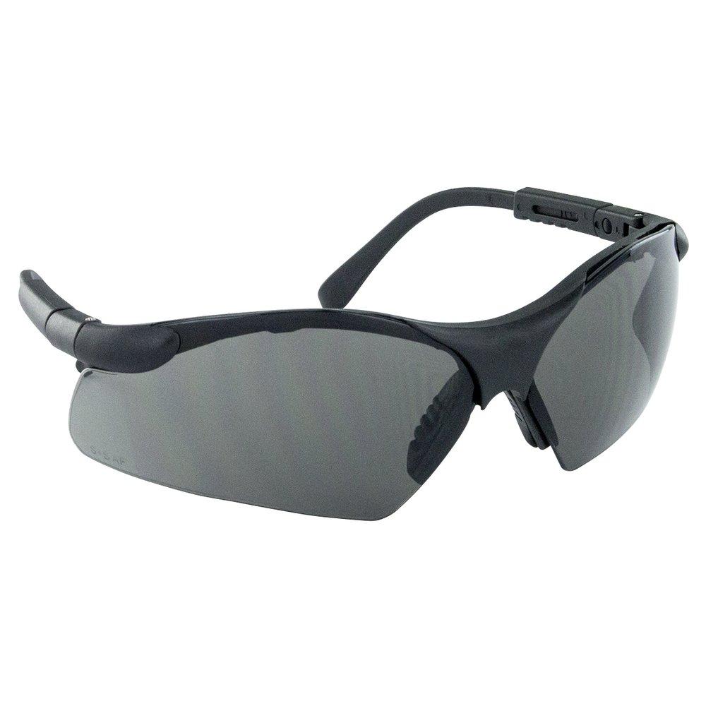 SAS Safety Grey Polycarbonate Safety Glass with Black Frame 