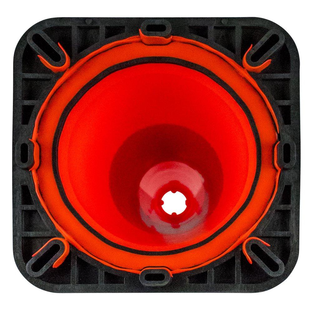 SAS Safety Orange Traffic Cone with Reflective Bars in Orange 