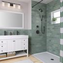 PROFLO® Matte Black Single Handle Shower Faucet Trim Kit 