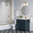 PROFLO&reg; Matte Black Single Handle Single Function Bathtub & Shower Faucet (Trim Only) 