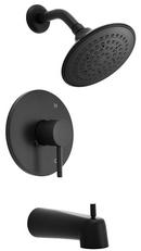 One Handle Single Function Bathtub & Shower Faucet in Matte Black (Trim Only)