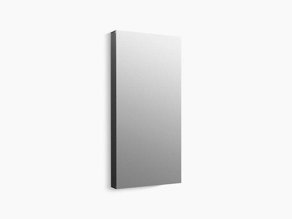 KOHLER Dark Anodized Aluminum 20 x 40 in. Surface Mount Medicine Cabinet 