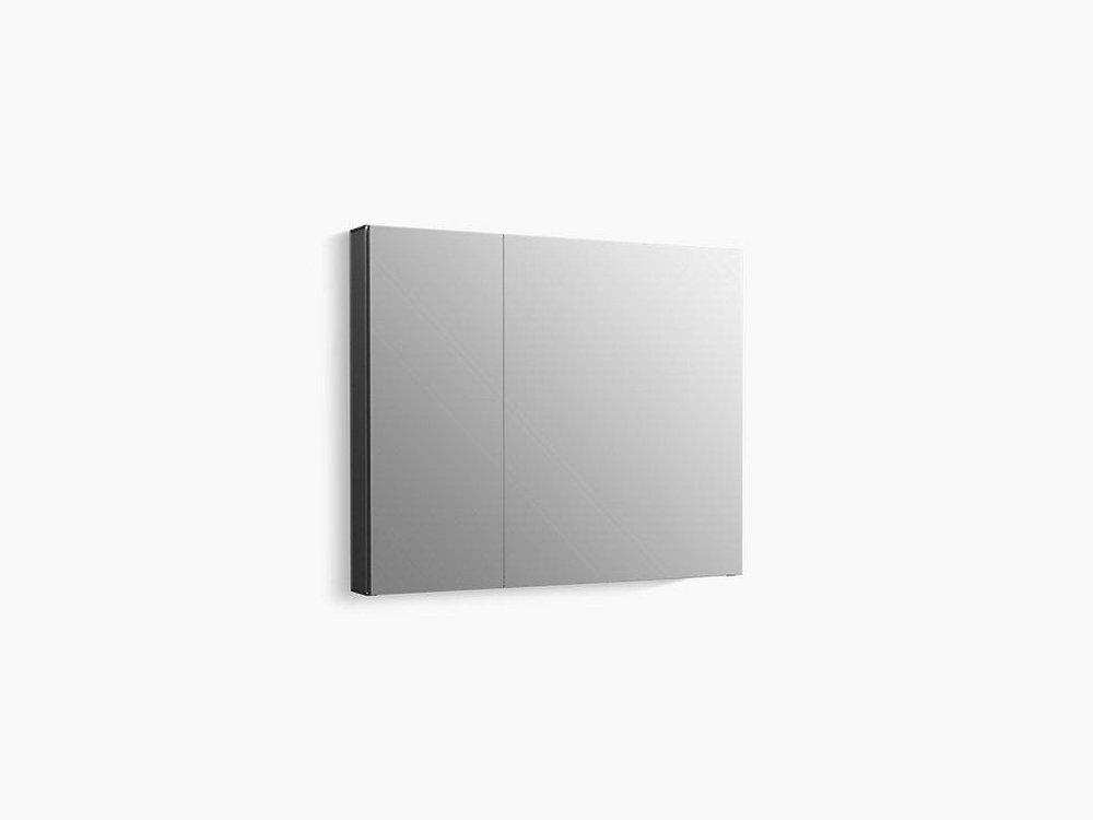 KOHLER Dark Anodized Aluminum 30 x 24 in. Surface Mount Medicine Cabinet 