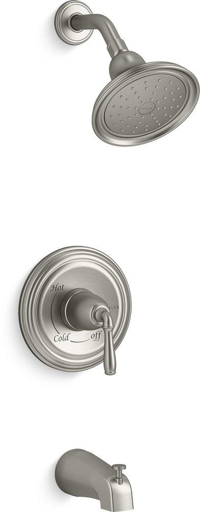 KOHLER Vibrant&reg; Brushed Nickel Single Handle Single Function Bathtub & Shower Faucet (Trim Only) 